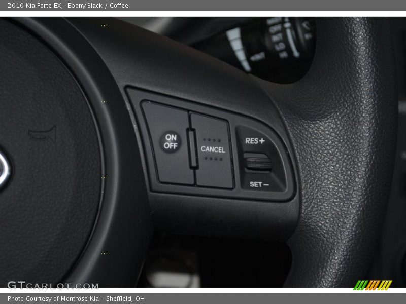 Ebony Black / Coffee 2010 Kia Forte EX
