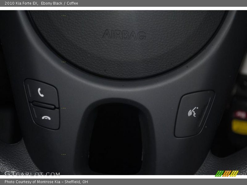 Ebony Black / Coffee 2010 Kia Forte EX
