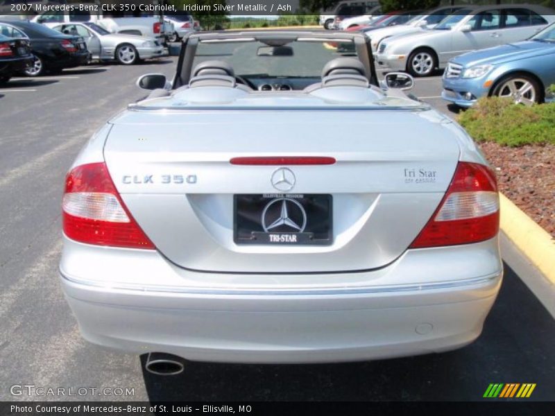 Iridium Silver Metallic / Ash 2007 Mercedes-Benz CLK 350 Cabriolet