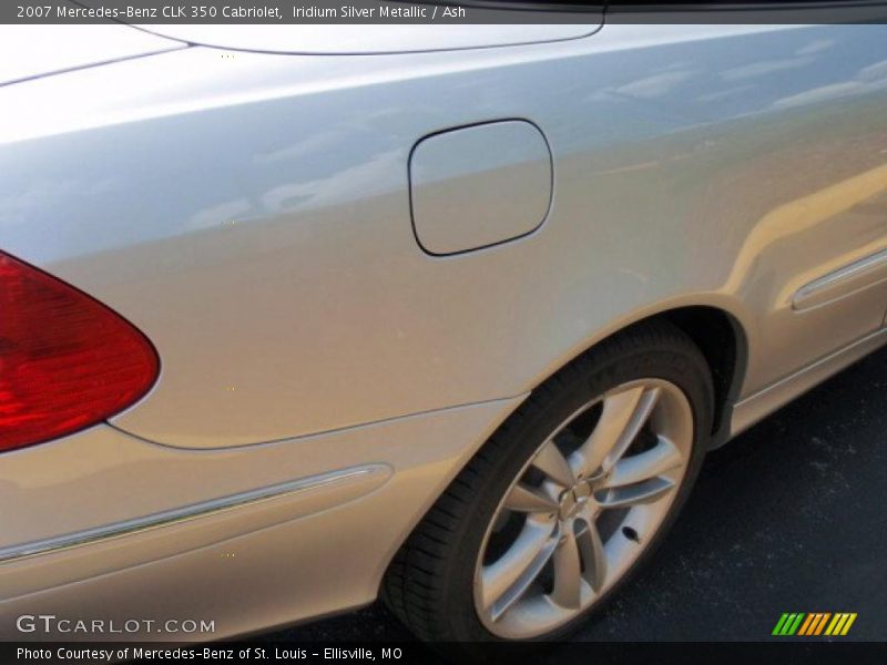 Iridium Silver Metallic / Ash 2007 Mercedes-Benz CLK 350 Cabriolet