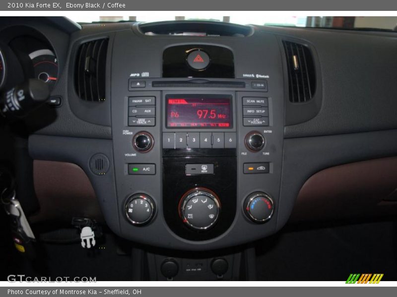 Ebony Black / Coffee 2010 Kia Forte EX