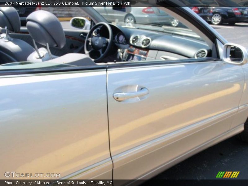 Iridium Silver Metallic / Ash 2007 Mercedes-Benz CLK 350 Cabriolet