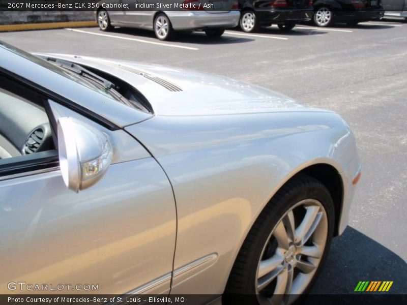 Iridium Silver Metallic / Ash 2007 Mercedes-Benz CLK 350 Cabriolet