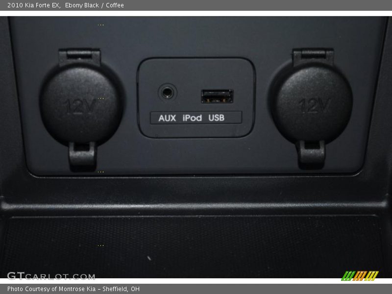 Ebony Black / Coffee 2010 Kia Forte EX