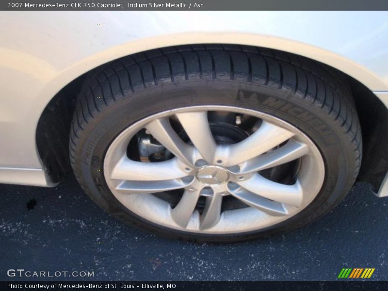 Iridium Silver Metallic / Ash 2007 Mercedes-Benz CLK 350 Cabriolet