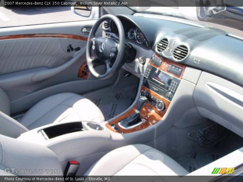 Iridium Silver Metallic / Ash 2007 Mercedes-Benz CLK 350 Cabriolet