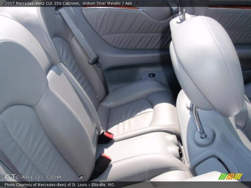 Iridium Silver Metallic / Ash 2007 Mercedes-Benz CLK 350 Cabriolet