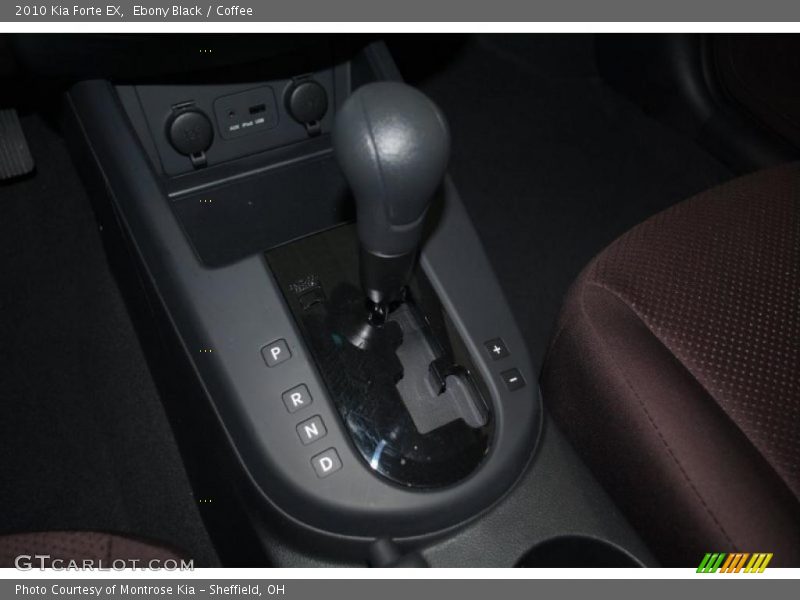 Ebony Black / Coffee 2010 Kia Forte EX