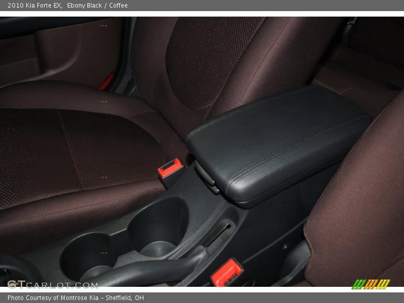 Ebony Black / Coffee 2010 Kia Forte EX