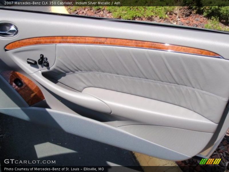 Iridium Silver Metallic / Ash 2007 Mercedes-Benz CLK 350 Cabriolet