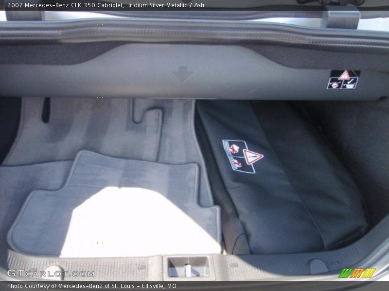 Iridium Silver Metallic / Ash 2007 Mercedes-Benz CLK 350 Cabriolet