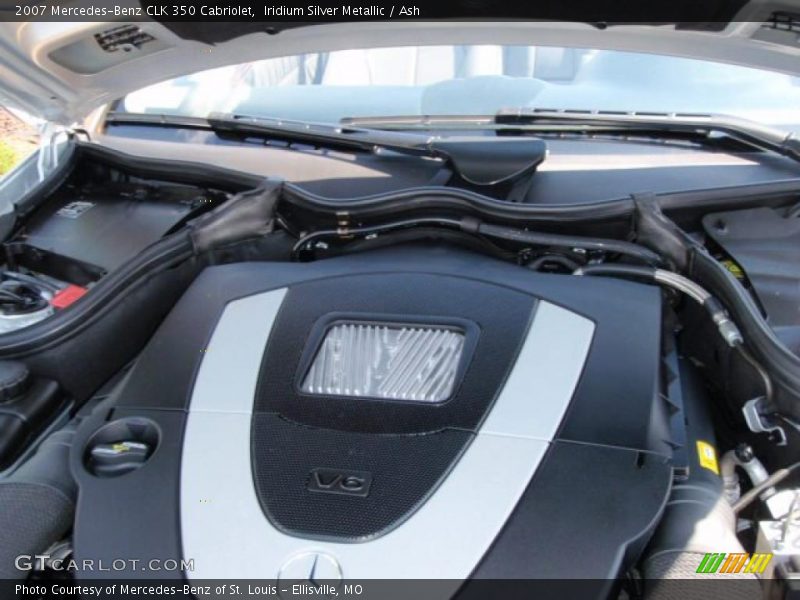 Iridium Silver Metallic / Ash 2007 Mercedes-Benz CLK 350 Cabriolet