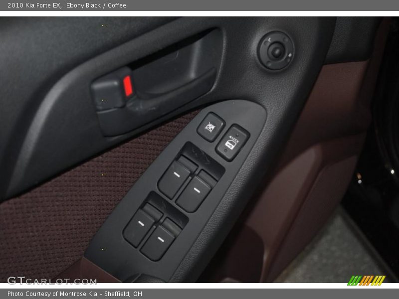 Ebony Black / Coffee 2010 Kia Forte EX