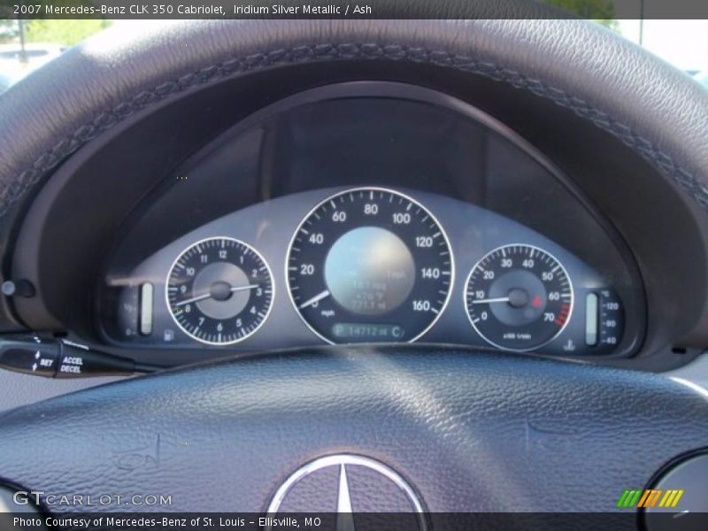 Iridium Silver Metallic / Ash 2007 Mercedes-Benz CLK 350 Cabriolet