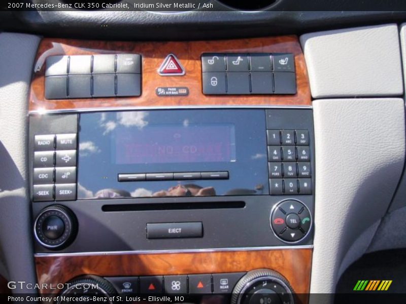 Iridium Silver Metallic / Ash 2007 Mercedes-Benz CLK 350 Cabriolet