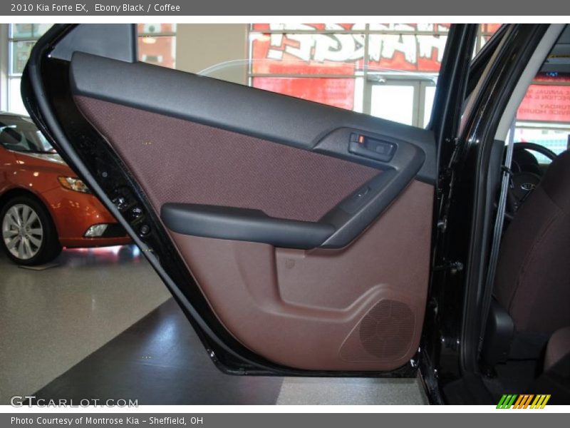 Ebony Black / Coffee 2010 Kia Forte EX
