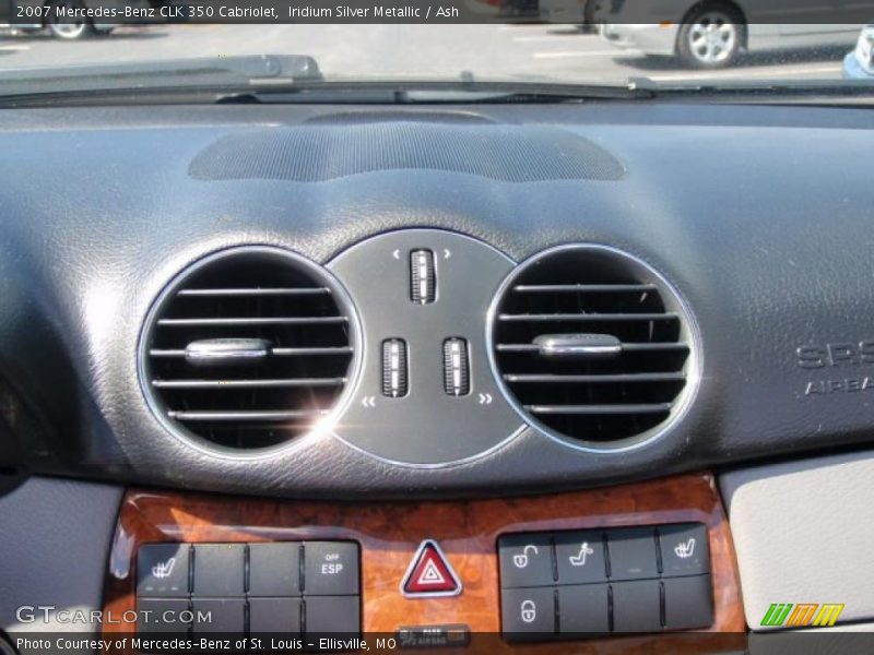 Iridium Silver Metallic / Ash 2007 Mercedes-Benz CLK 350 Cabriolet