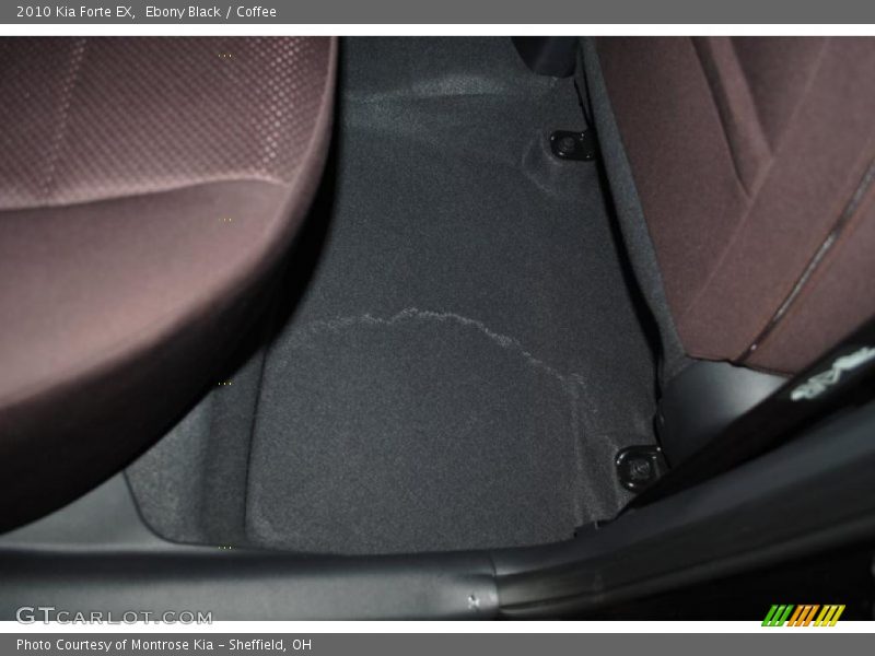 Ebony Black / Coffee 2010 Kia Forte EX