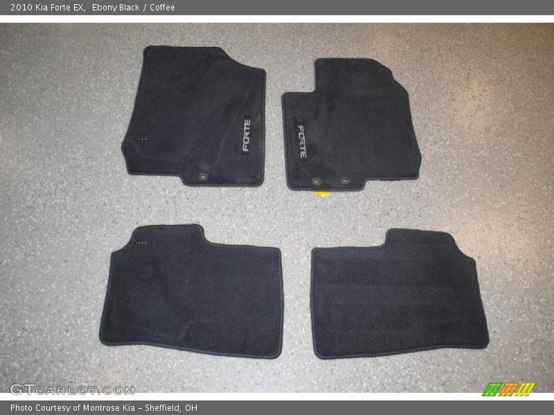 Ebony Black / Coffee 2010 Kia Forte EX