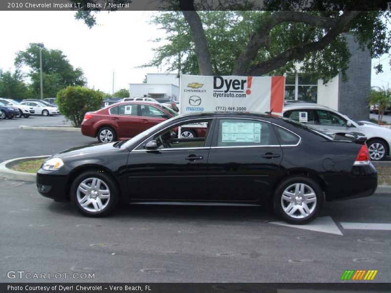 Black / Neutral 2010 Chevrolet Impala LT