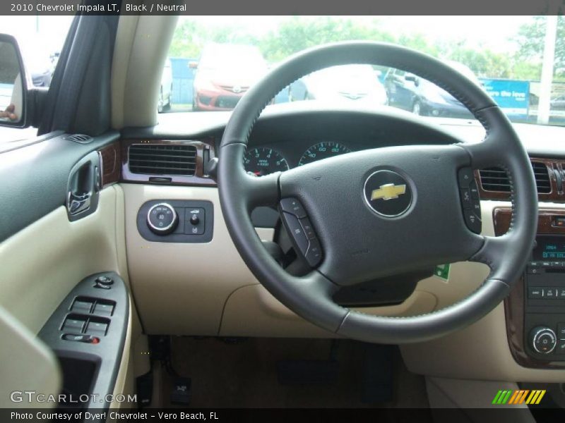 Black / Neutral 2010 Chevrolet Impala LT