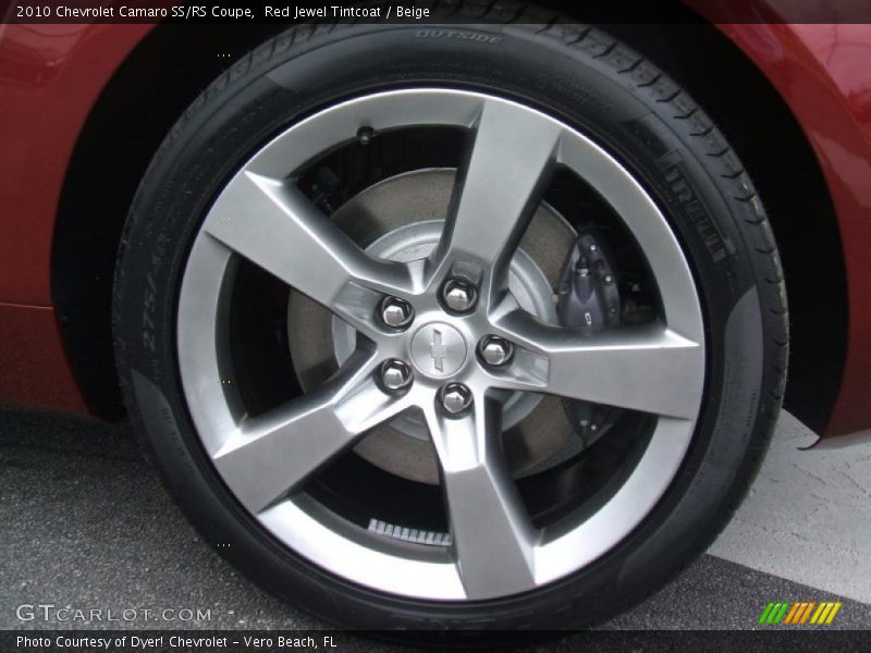 Red Jewel Tintcoat / Beige 2010 Chevrolet Camaro SS/RS Coupe