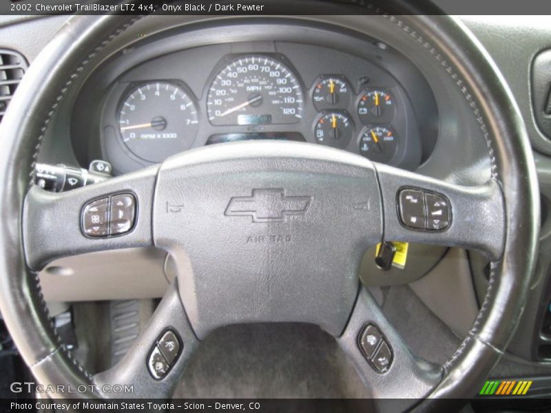 Onyx Black / Dark Pewter 2002 Chevrolet TrailBlazer LTZ 4x4