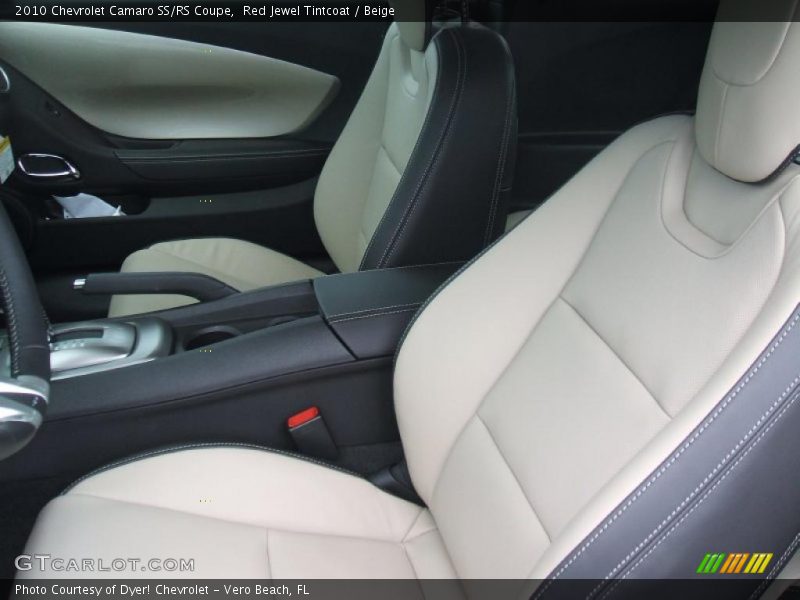 Red Jewel Tintcoat / Beige 2010 Chevrolet Camaro SS/RS Coupe
