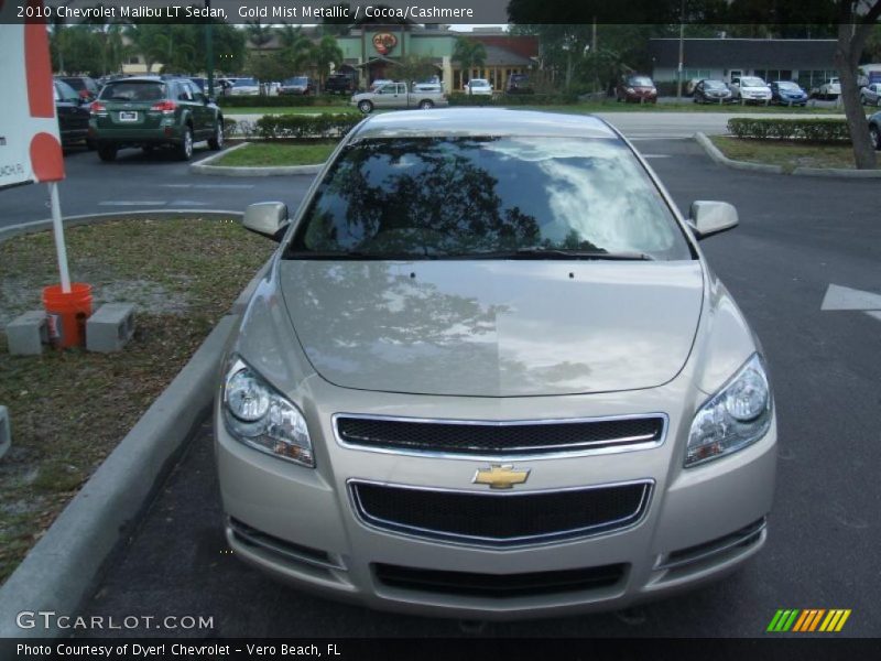 Gold Mist Metallic / Cocoa/Cashmere 2010 Chevrolet Malibu LT Sedan