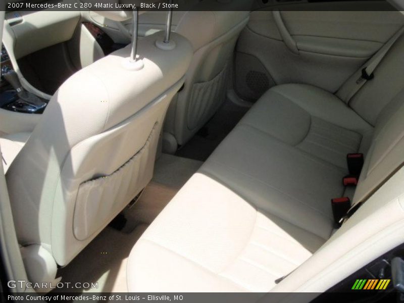 Black / Stone 2007 Mercedes-Benz C 280 4Matic Luxury