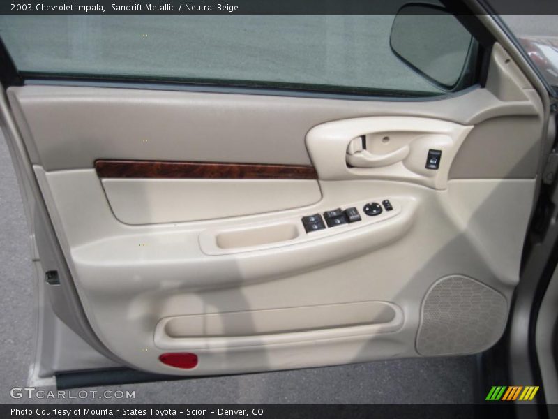 Sandrift Metallic / Neutral Beige 2003 Chevrolet Impala