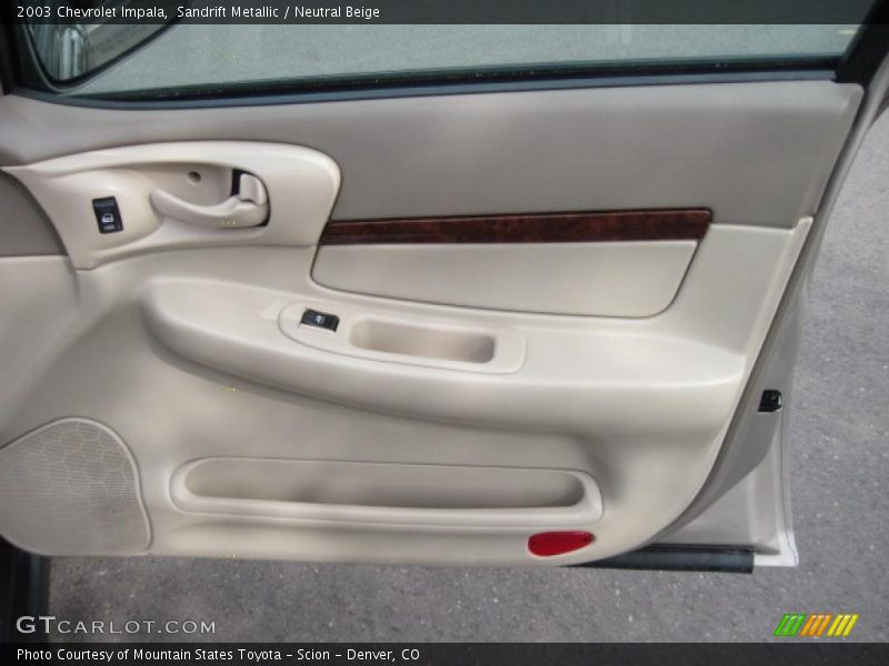Sandrift Metallic / Neutral Beige 2003 Chevrolet Impala
