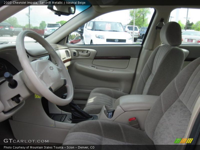 Sandrift Metallic / Neutral Beige 2003 Chevrolet Impala