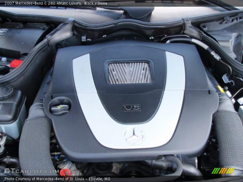 Black / Stone 2007 Mercedes-Benz C 280 4Matic Luxury