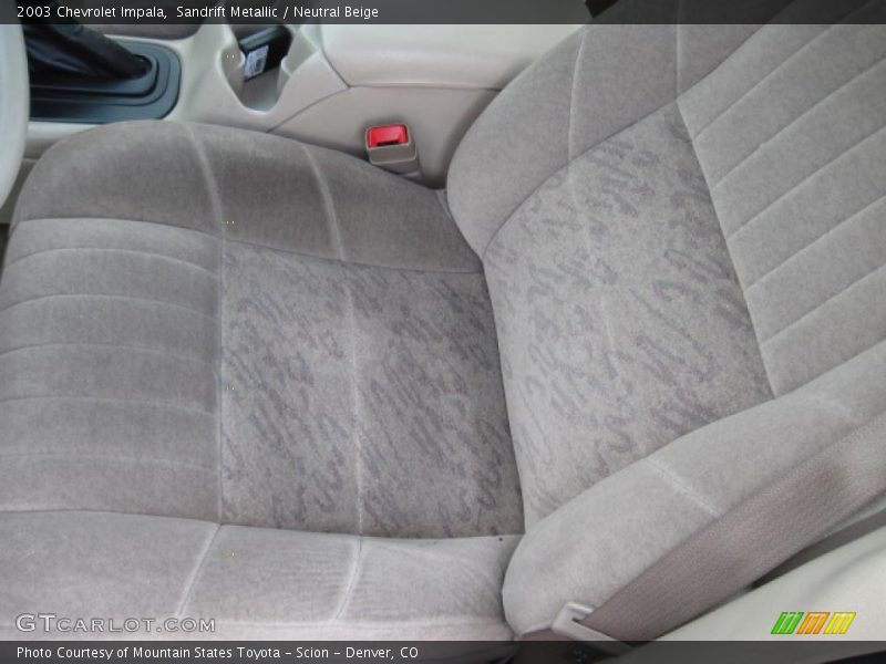 Sandrift Metallic / Neutral Beige 2003 Chevrolet Impala