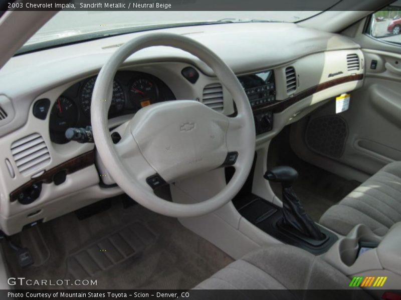 Sandrift Metallic / Neutral Beige 2003 Chevrolet Impala