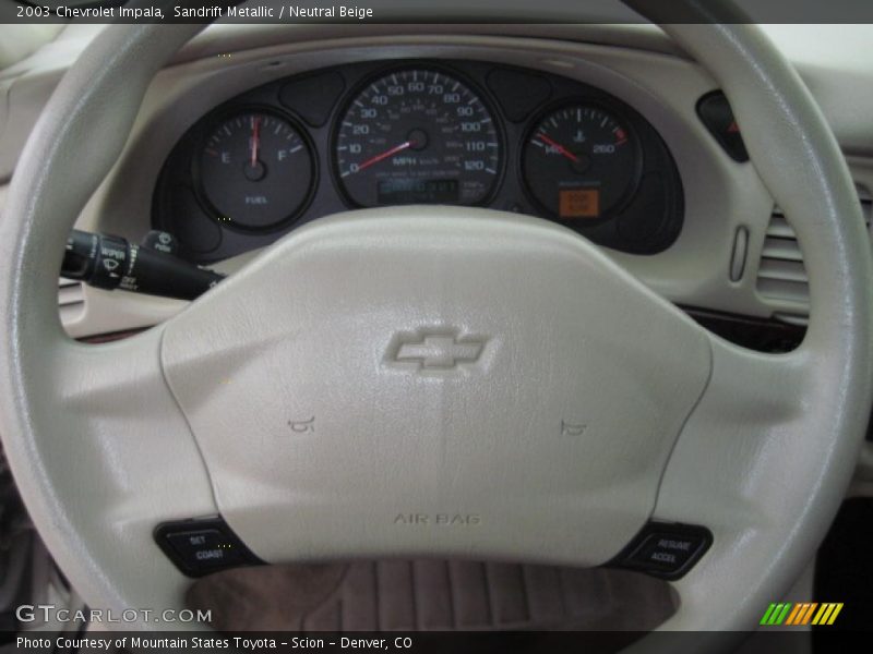 Sandrift Metallic / Neutral Beige 2003 Chevrolet Impala