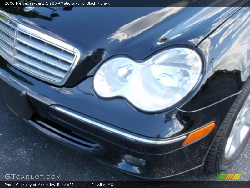 Black / Black 2006 Mercedes-Benz C 280 4Matic Luxury