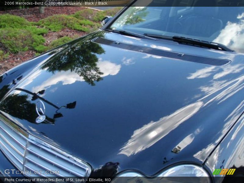 Black / Black 2006 Mercedes-Benz C 280 4Matic Luxury