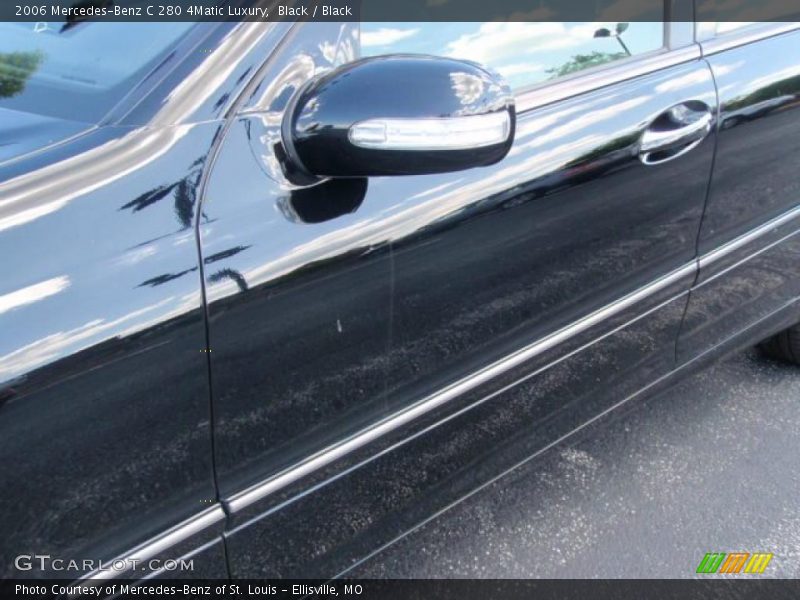 Black / Black 2006 Mercedes-Benz C 280 4Matic Luxury