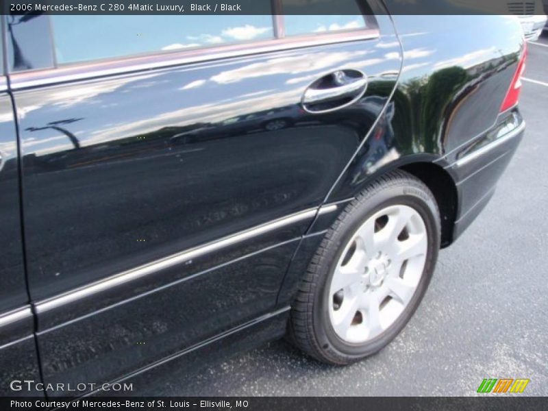 Black / Black 2006 Mercedes-Benz C 280 4Matic Luxury