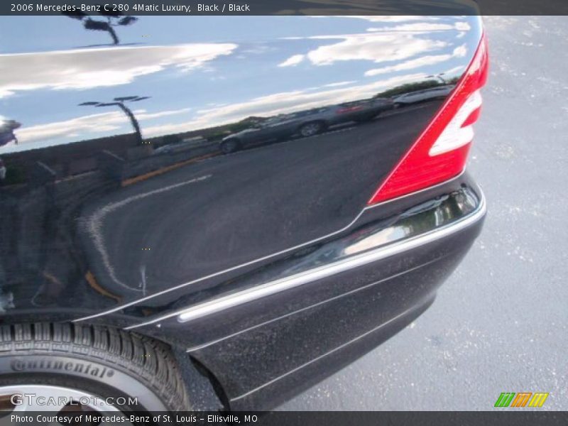 Black / Black 2006 Mercedes-Benz C 280 4Matic Luxury