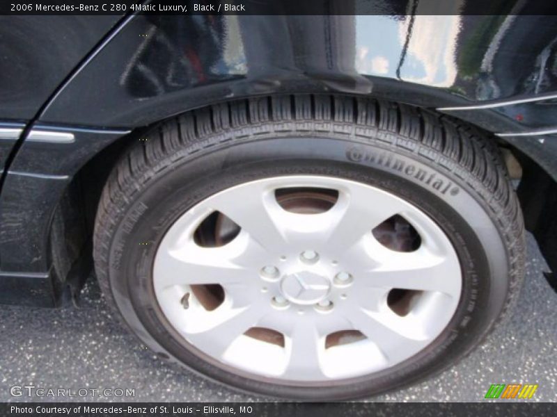 Black / Black 2006 Mercedes-Benz C 280 4Matic Luxury