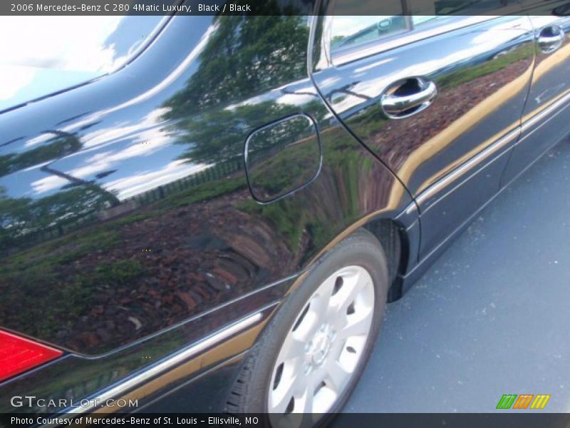Black / Black 2006 Mercedes-Benz C 280 4Matic Luxury