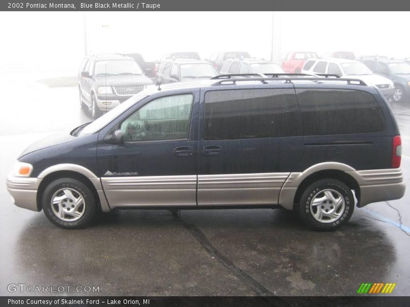 Blue Black Metallic / Taupe 2002 Pontiac Montana