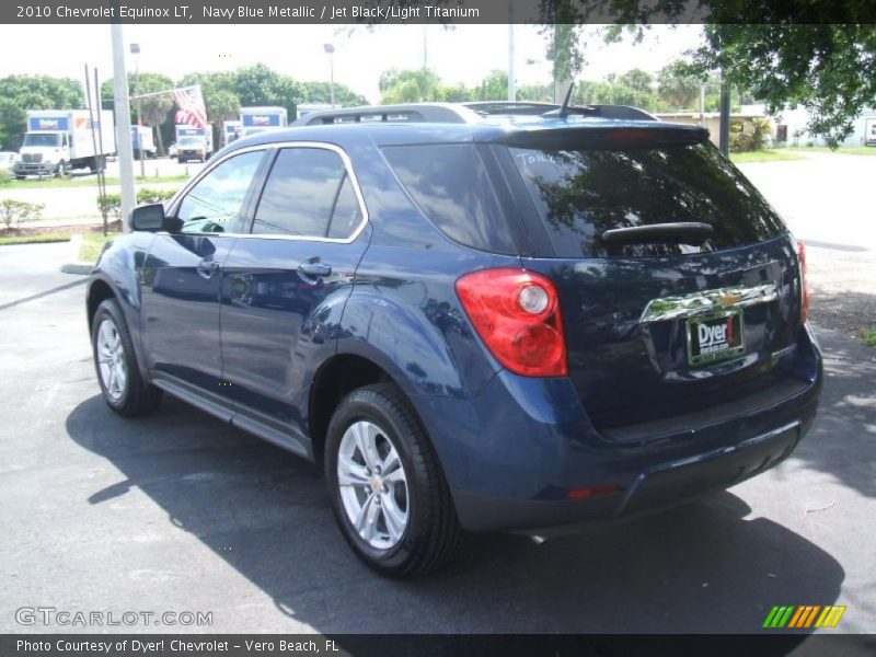 Navy Blue Metallic / Jet Black/Light Titanium 2010 Chevrolet Equinox LT