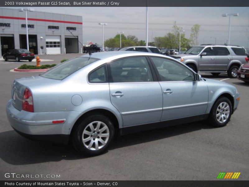 Blue Silver Metallic / Grey 2003 Volkswagen Passat GLS Sedan