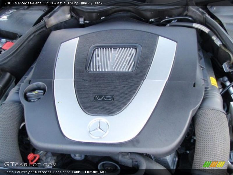 Black / Black 2006 Mercedes-Benz C 280 4Matic Luxury