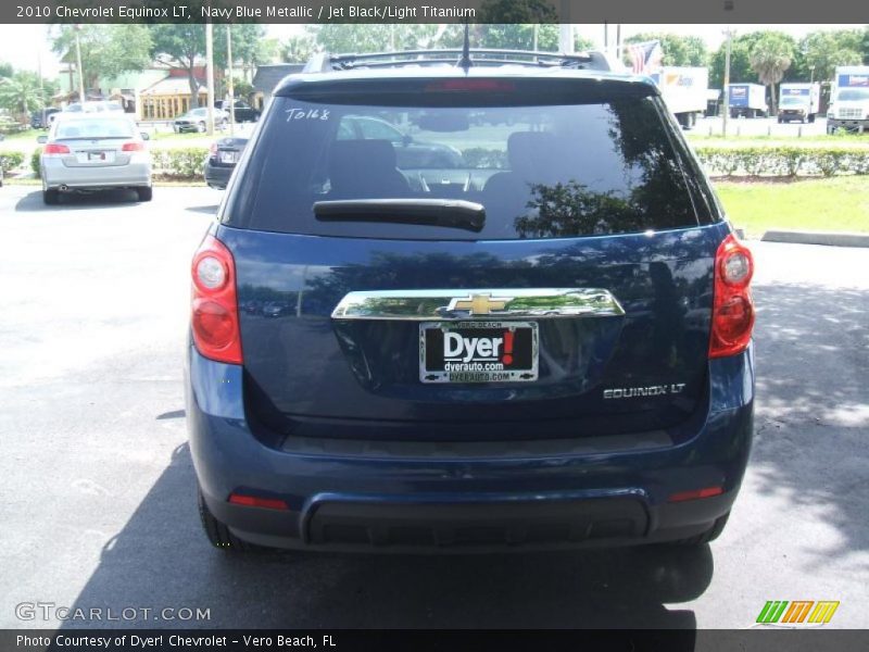 Navy Blue Metallic / Jet Black/Light Titanium 2010 Chevrolet Equinox LT