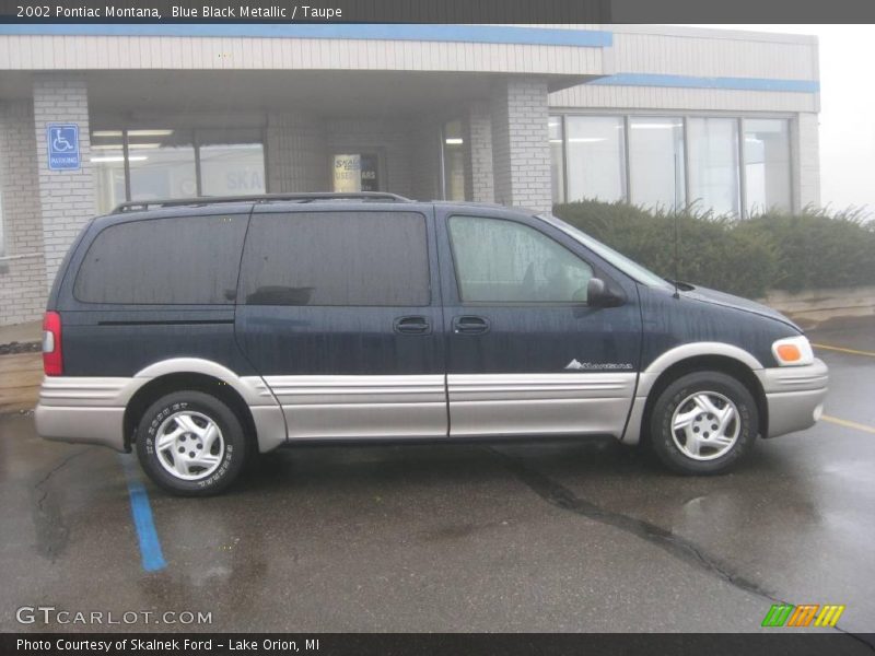 Blue Black Metallic / Taupe 2002 Pontiac Montana